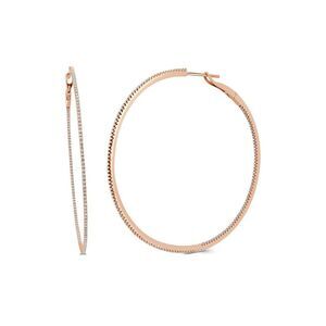 Sabrina Designs 14K Rose Gold 0.81 Ct. Tw. Diamond Hoops